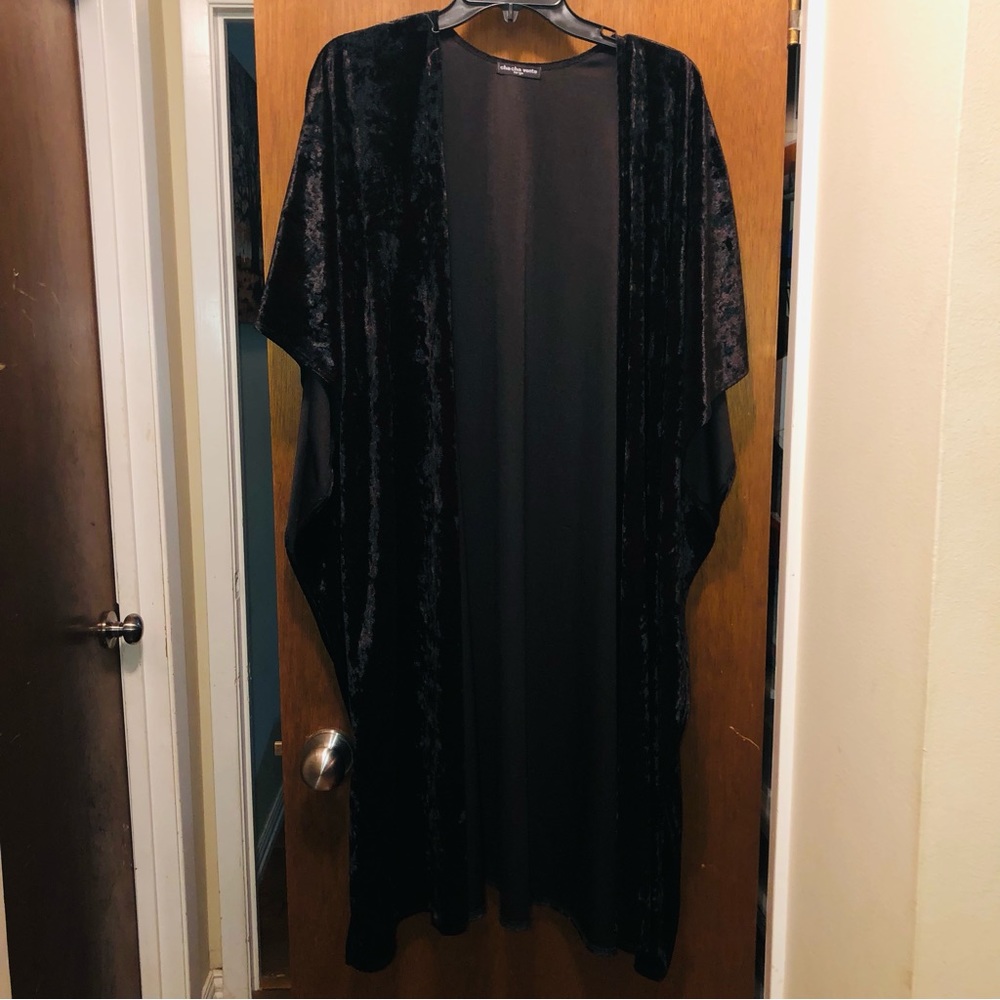 Black Velvet Duster